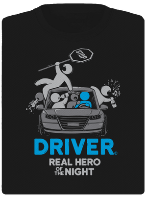 Driver női sportpóló Black