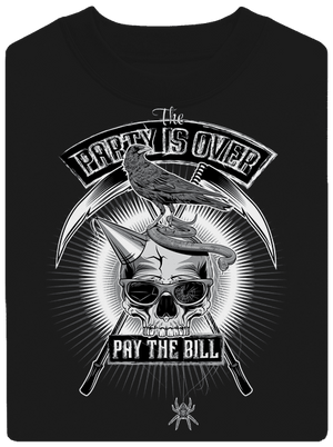 Party is over unisex crewneck Black