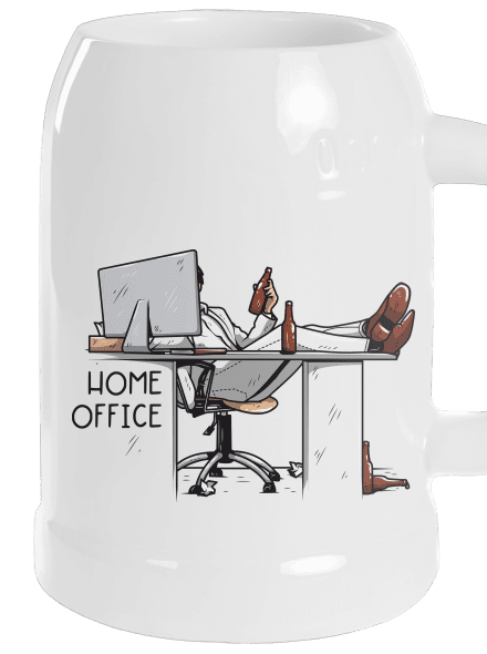 Home office söröskorsó White