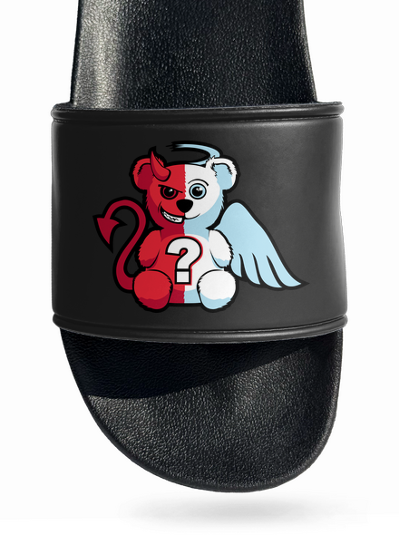 Angyal vagy ördög papucs Black