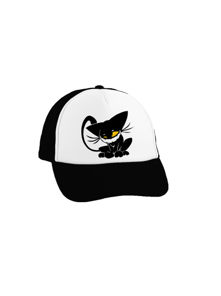 Evil cat teherautós sapka Black cap