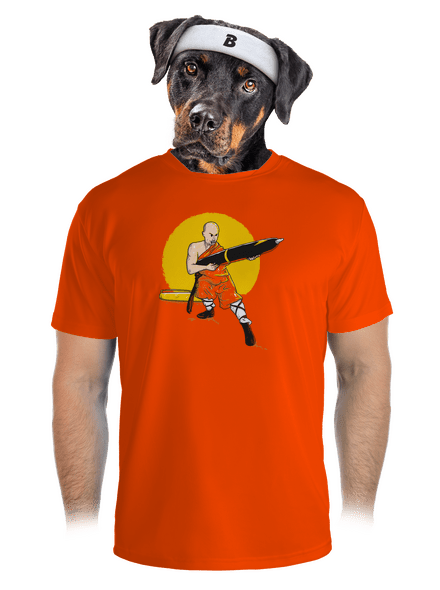 Kínai toll férfi sportpóló Neon Orange