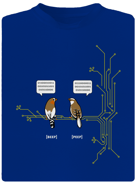 Beep and Peep férfi sportpóló Royal Blue Mal