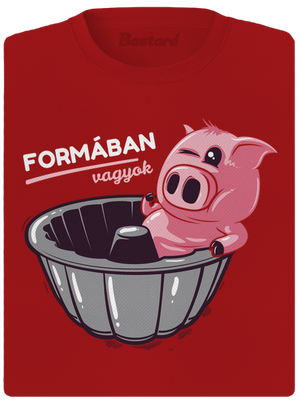 Formában női sportpóló Red Mal