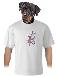 unisex túlméretezett póló