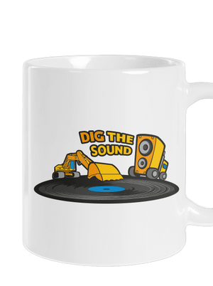 Dig the sound hagyományos bögre White