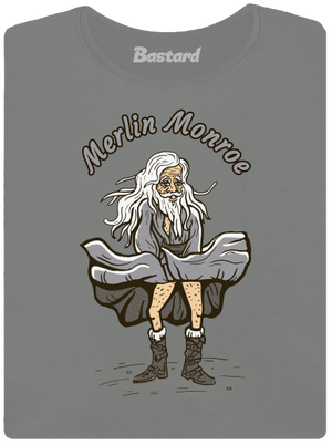 Merlin Monroe	 női póló Dark Gray Melange