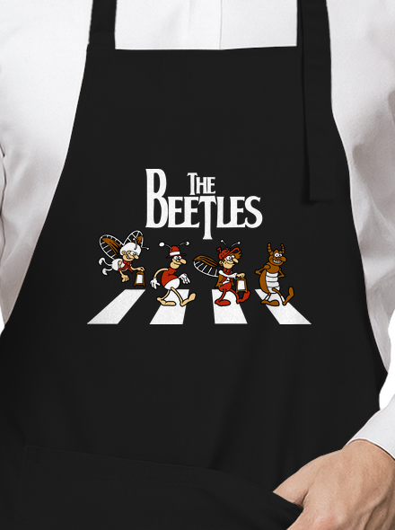 Beatles kötény Black