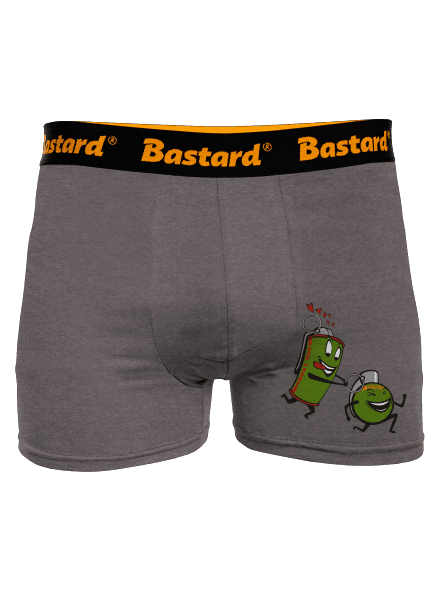 Boom of love boxeralsó Gray Melange