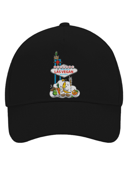 Las Vegan baseballsapka Black