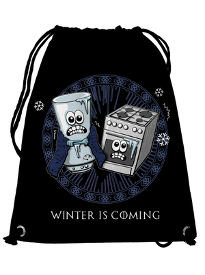 Winter is coming hátizsák Black