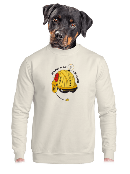 Hard hat leader unisex crewneck Off White