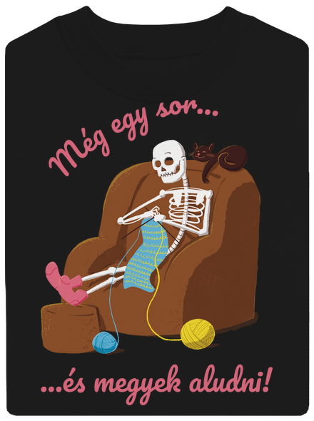 Még egy sor unisex crewneck Black