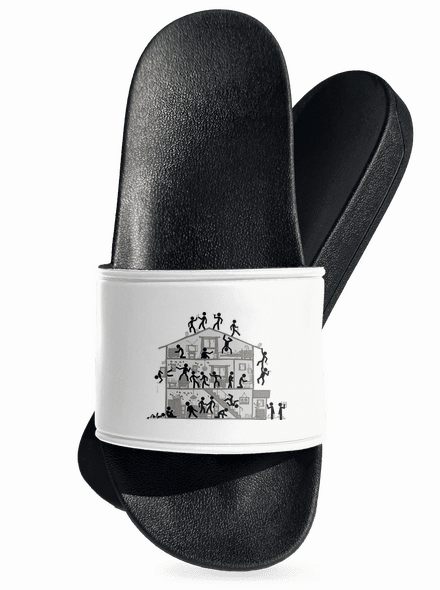 Party house papucs White