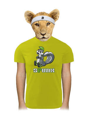Spunk gyerek sport póló Neon Yellow