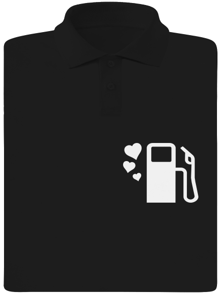 Tele kérem férfi pólóingek Black