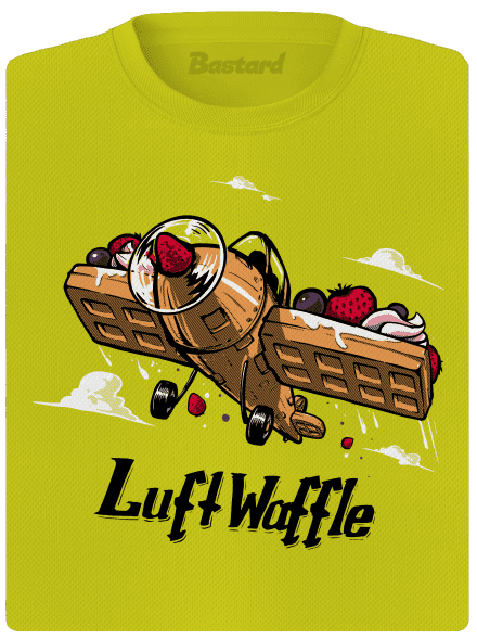 Luftwaffle női sportpóló Neon Yellow
