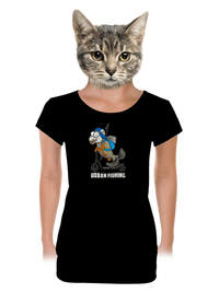 női póló elasztikus alsó szegéllyel