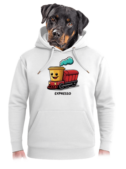 Expresso unisex prémium pulóver Snowwhite