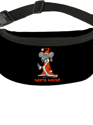 Santa mouse övtáska Black