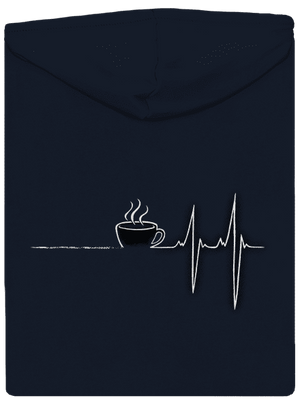 Coffee help cipzáras női pulóver Navy Mal