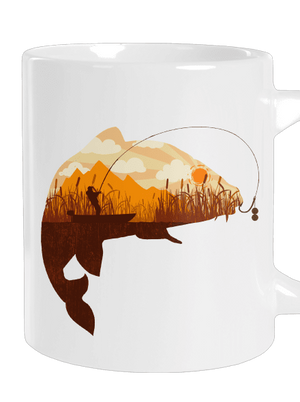 Halfogás nagy bögre White