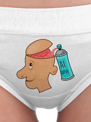 AI spray női bugyik White