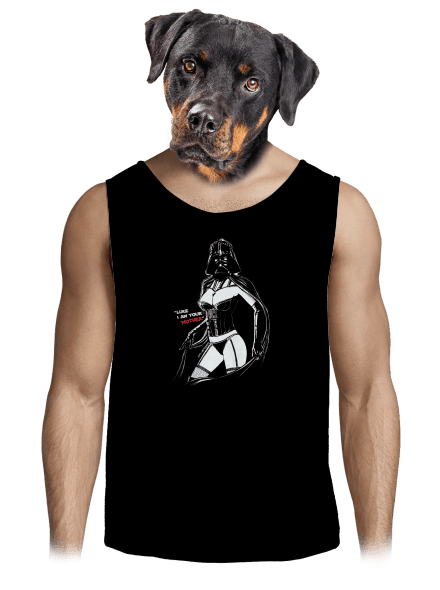 Mrs. Vader férfi trikó Black
