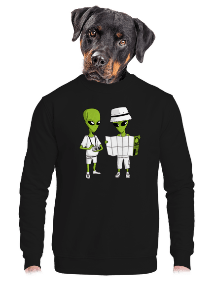 Idegenek unisex crewneck Black
