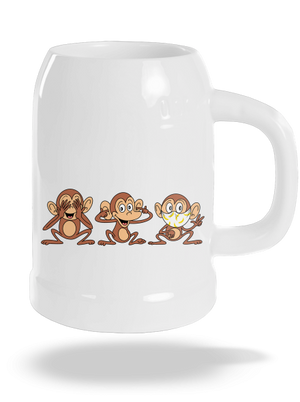 Kis majom söröskorsó White