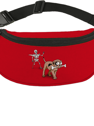 Csontváz övtáska Red