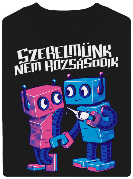 Robotok unisex crewneck Black