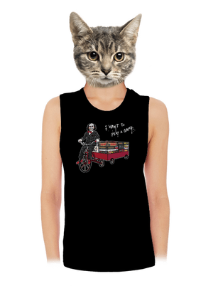 I want to play a game női bővített trikó Black