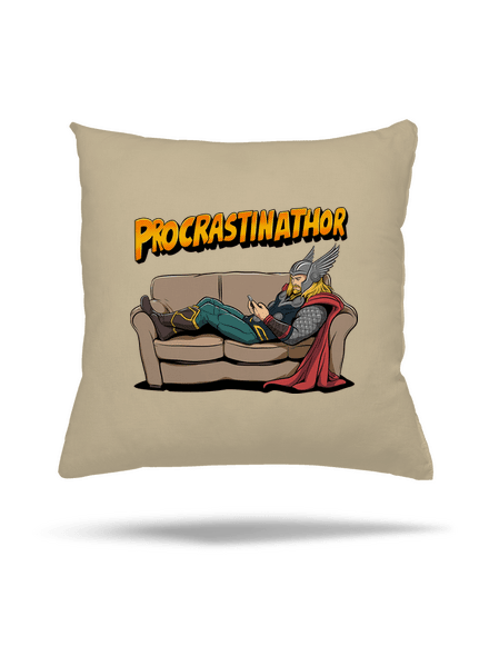Procrastinathor párna Beige