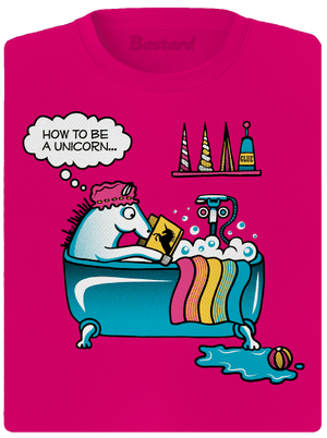 Mi kell az egyszarvúvá váláshoz női sportpóló Neon Pink