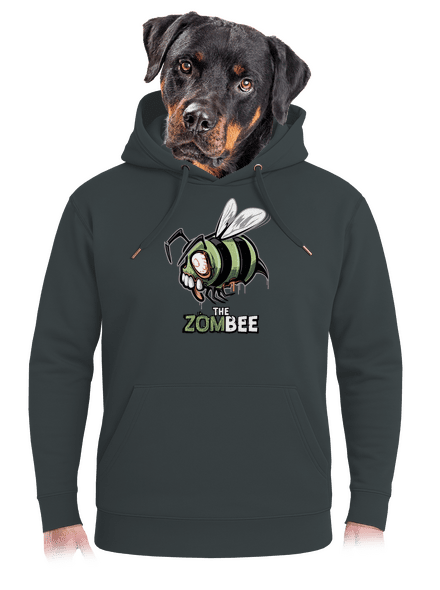 ZomBee unisex prémium pulóver Charcoal