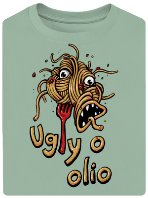 Ugly o olio unisex túlméretezett póló Sage