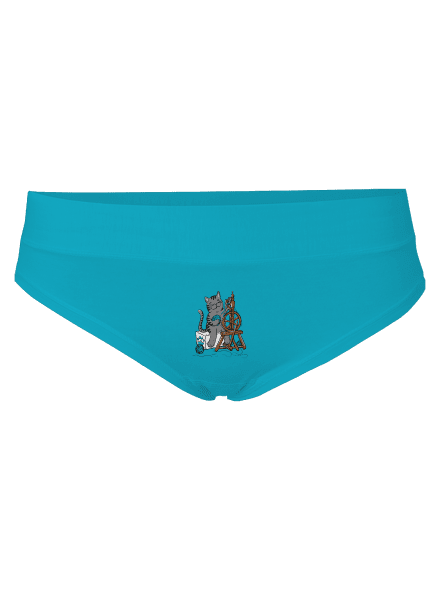 Dorombol a macska női bugyik Turquoise