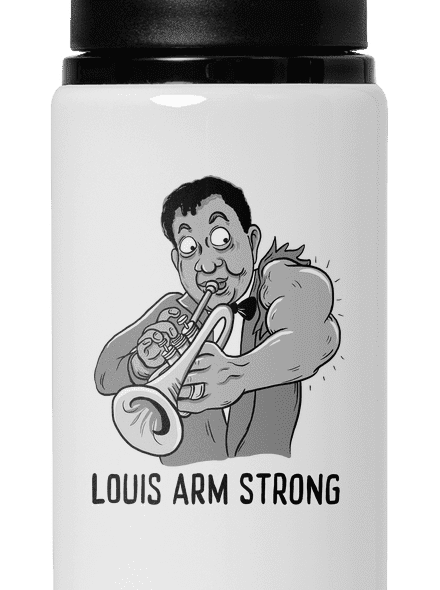 Louis Armstrong kulacs White
