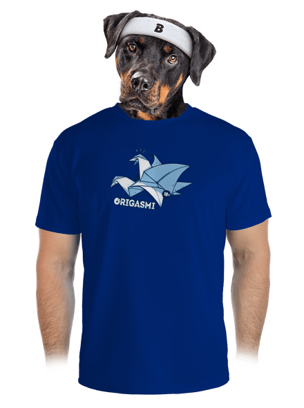 Origasmi férfi sportpóló Royal Blue Mal