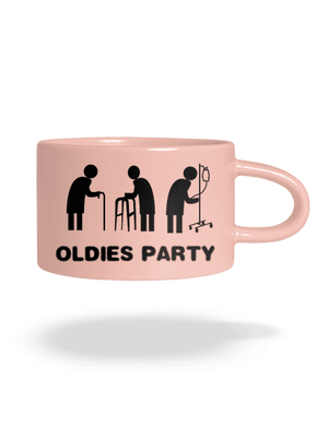 Oldies party macaron bögre Pink Macaron