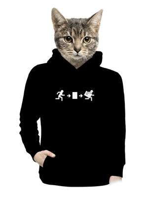 női kenguruzsebes pulóver