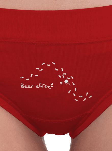 Beer effect női bugyik Red Mal