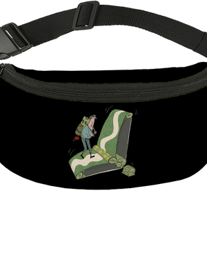 túrázás az övön övtáska Black