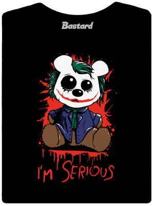 Serious prémium női póló Black