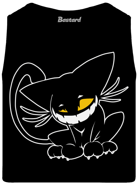 Evil cat férfi trikó Black