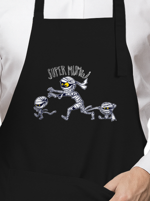 Super mumie kötény Black