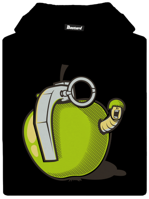 Gránátalma gyerek kenguruzsebes pulóver Black