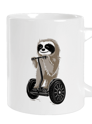 Lajhár nagy bögre White