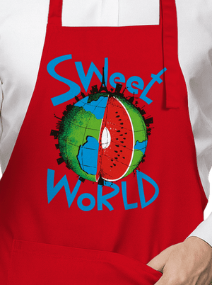 Sweet world kötény Red